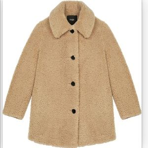 MAJE TEDDY BEAR COAT